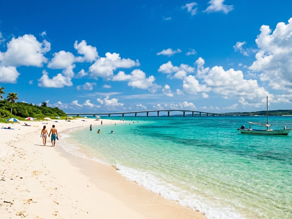 宮古島　海　ビーチ